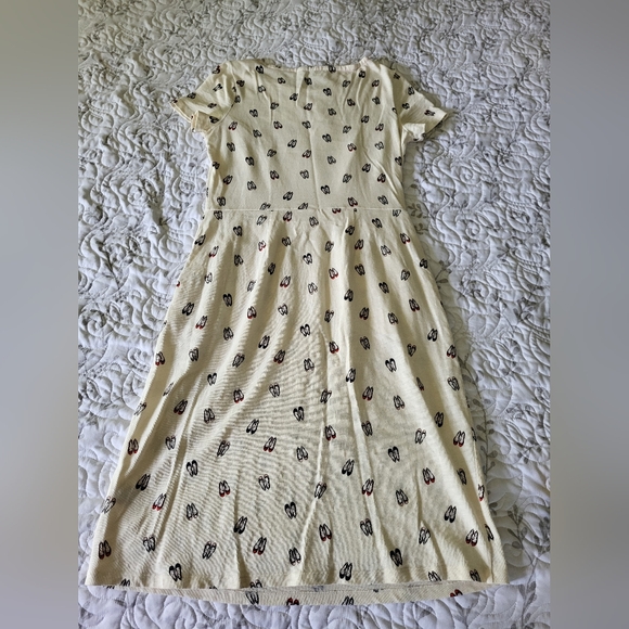 Boden Ballet Slipper Print Dress - Picture 6 of 7